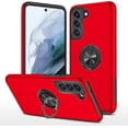 thumbnail image 1 of Entronix Funda con Soporte de Anillo Diseñada para iPhone 11 Pro Max, Resistente y con Soporte Giratorio de 360°, Color Rojo, 1 of 6