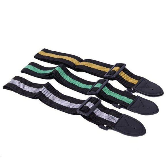 10pcs Multi Color Durable Nylon Guitar Strap Leather End Strap