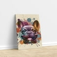 thumbnail image 3 of French Bulldog Portrait Watercolor Vintage Retro Styles Vertical Matte Canvas Poster Dog Lover Gifts Wall Art Home Decor - 00001, 3 of 5