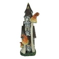 thumbnail image 4 of Fairy Garden LED Light Up Castle Stone House With Tall Tower Roofs Figurine, 4 of 9