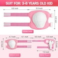 thumbnail image 6 of Knee Pads And Elbow Pads Set with Wrist Guard for Kids 3-9 Years Toddler Knee and Elbow Pads with Wrist Guards 3 in 1 for Skating Cycling Bike Rollerblading Scooter, 6 of 6