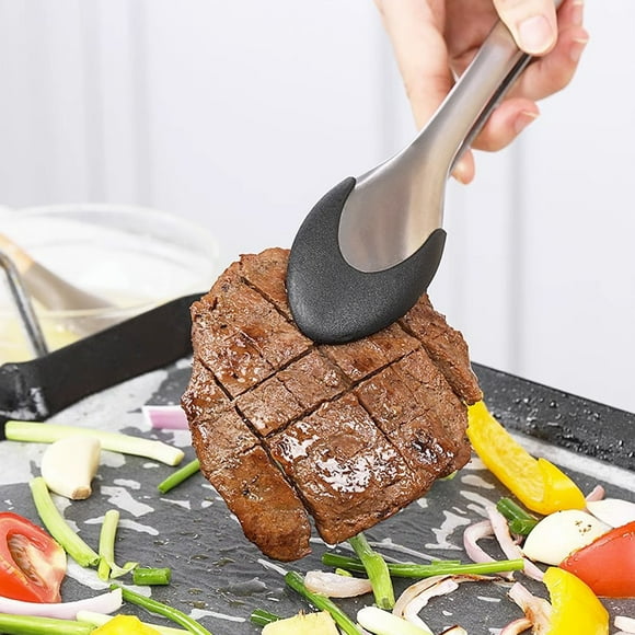 Iumwxz Kitchen Gadgets Kitchen Utensil Set Stock Locking Round with Bracket Food Kitchen Clip Scald Bread Clip Baking Clip Kitchen Accessories Black Silica Gel Deals on Sports & Rec