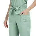 thumbnail image 3 of Aofany Scrub Sets for Woman Plus Size Nursing Uniforms Stretchy V Neck Jogging Scrub Pants and Tops Medical Scrubs Womens Scrub Sets Tall Scrubs Sets, 3 of 5