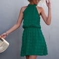 thumbnail image 1 of Vestido corto, Vestido corto para mujer Vestido corto sin mangas para mujer Vestido corto con lunares Vestido sin mangas Funcionalidad inteligente, 1 of 6