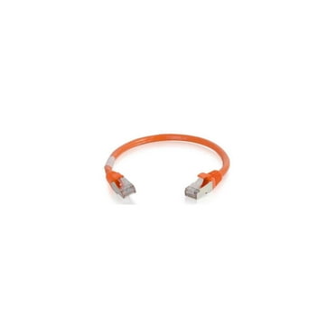 C2G 25ft Cat6 Snagless Shielded STP Network Patch Cable Orange 00894
