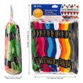 thumbnail image 3 of Coats & Clark™ J&P Coats Value Pack Multicolor Embroidery Floss, Mercerized Cotton, 8.75 Yards, 3 of 9