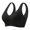 Black, variant on Women's Ice Silk Seamless Cold Feeling Thin Soft Support Breathable Comfortable Bra Fixed Underwear ,(Medium,Beige)