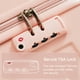 thumbnail image 2 of Merax 4 Pcs Expandable ABS Hardshell Luggage Spinner Wheel Suitcase TSA Lock Suit Case, Pink, 4-Piece Set, 2 of 6