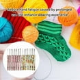 thumbnail image 3 of 8Pcs Ergonomic Crochet Hook Knitting Crochet Hook for Beginner 2.0mm-6mm, 3 of 7
