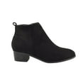 thumbnail image 3 of XY London Womens Melodie Zip Low Block Heel Cowboy Boots, 3 of 5