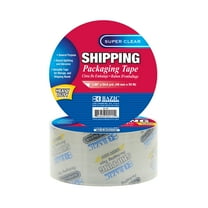 BAZIC 1.88" x 54.6 Yards Super Clear Heavy Duty Shipping Packaging Tape [915]