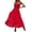 Red, variant on Summer Dresses for Women Halter Sleeveless Long Maxi Dress A-Line Casual Beach Swing Sundresses Red M