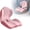 Pink, variant on Seat Cushion and Backrest, Memory Foam L-Shaped Lumbar Support with Hollow Tailbone Vent – Non-Slip, Washable Cover for Office & Car