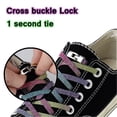 thumbnail image 2 of Cordones elásticos con hebilla cruzada para niños y adultos, Color caramelo, sin cordones Gao Jinjia LED, 2 of 2