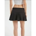 thumbnail image 4 of High Waist Pleated Mini Skirt, 4 of 4