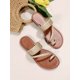 thumbnail image 4 of Women Leopard Pattern Thong Sandals, Fashion Summer Flat Sandals, 4 of 4