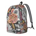 thumbnail image 2 of Adaptable Sunflower Pattern Backpack with Multiple Compartments, Perfect for Student and Professional Needs, Comfortable Design, Thank You Gift for Professors, 2 of 5
