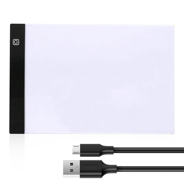 Tablero De Copia De Trazado De Artesanía Led Regulable A4, Caja De Luz, Tablero De Dibujo Led, Brillo De 3 Niveles Para Dibujo, Diseño De Bocetos Cateissary EL012453-00