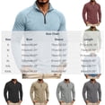 thumbnail image 4 of Trikvn Men's Quarter Zip Pullover Shirts Long Sleeve Mock Neck Slim Fit Athletic Tops Casual Lightweight Activewear Sweaters for Golf Workout Running and Daily Wear, 4 of 6