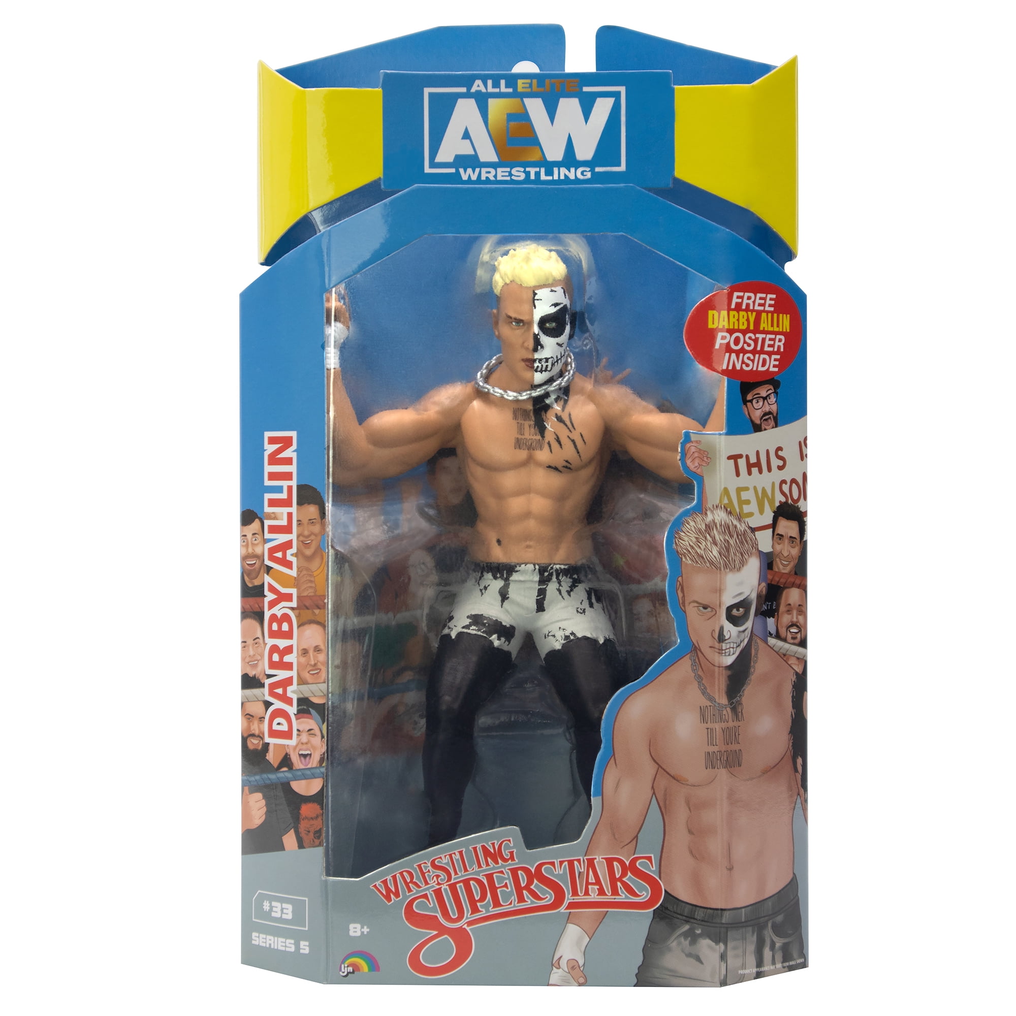 Darby Allin (LJN Style) AEW Unmatched Series 5 Jazwares AEW Toy