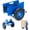 Blue, variant on Ymokee 1100 lbs Load Panel Dolly, All Terrain Moving Panel Cart with 10" Solid Wheels, Adjustable Slab Dolly, Heavy Duty Drywall Door Cart