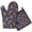 Pioneer Flower Floral-3, variant on Pioneer Flower Floral Print Pattern 2-Pack Oven Mitts Set, Heat Resistant Kitchen Gloves, 7.7" X 12"