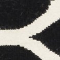 thumbnail image 3 of Safavieh Dhurries Black Contemporary Rug - 8' x 10', 3 of 3