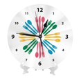 thumbnail image 2 of Reloj de pared con utensilios de cocina, silencioso, sin tictac, de 10 pulgadas, estilo rústico retro, decorativo para sala de estar, cocina, hogar, baño y dormitorio, 2 of 7