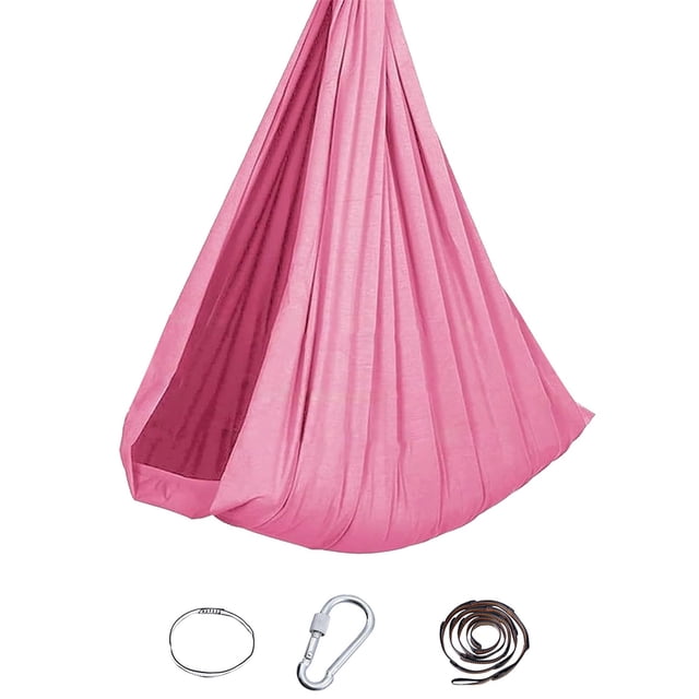 Jindong Yoga Sensory Swing Set Aerial Inversion Swing with Ceiling Mount for Indoor Outdoor