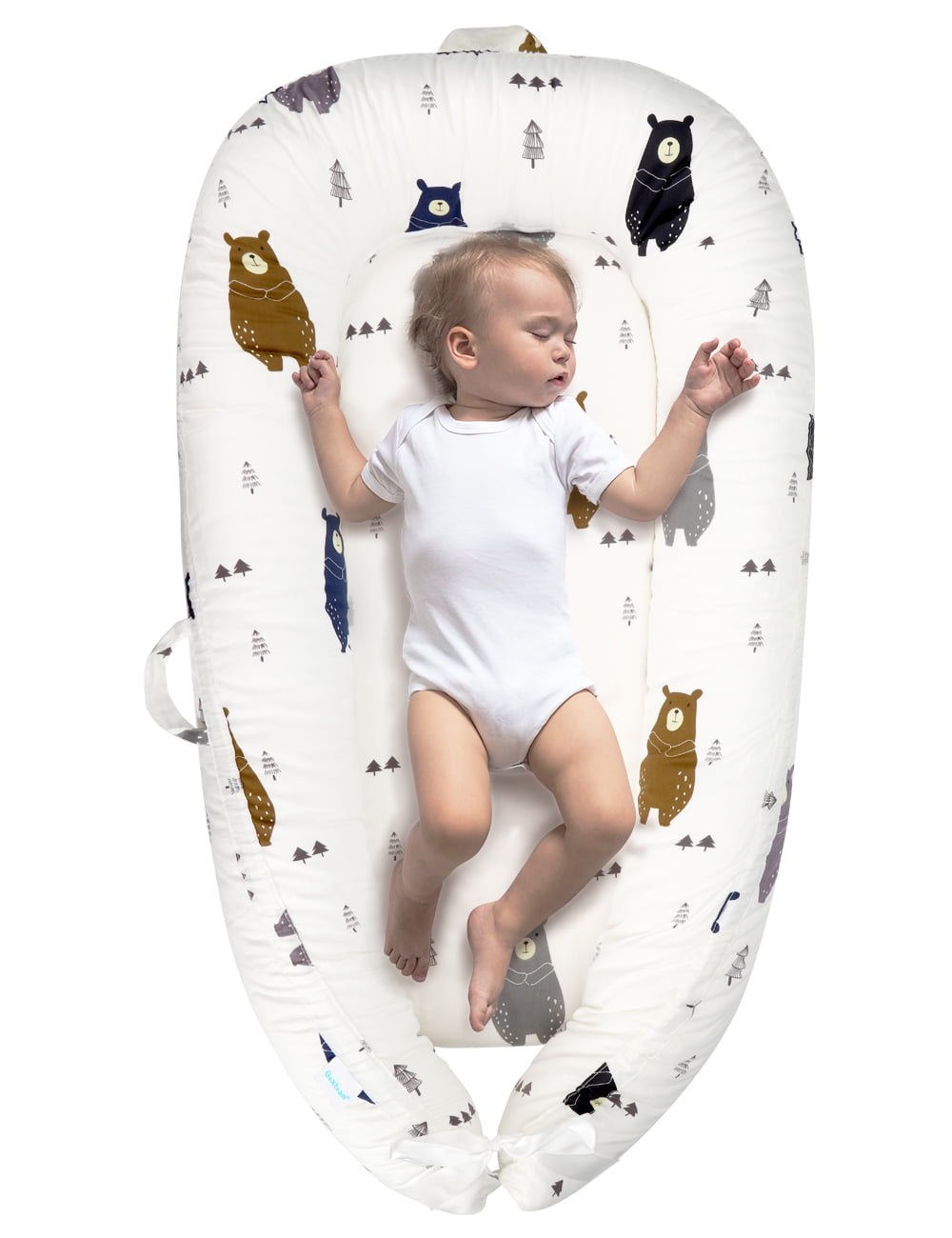 Baby Lounger Adjustable Baby Nest for Co Sleeping, Ultra Soft 100