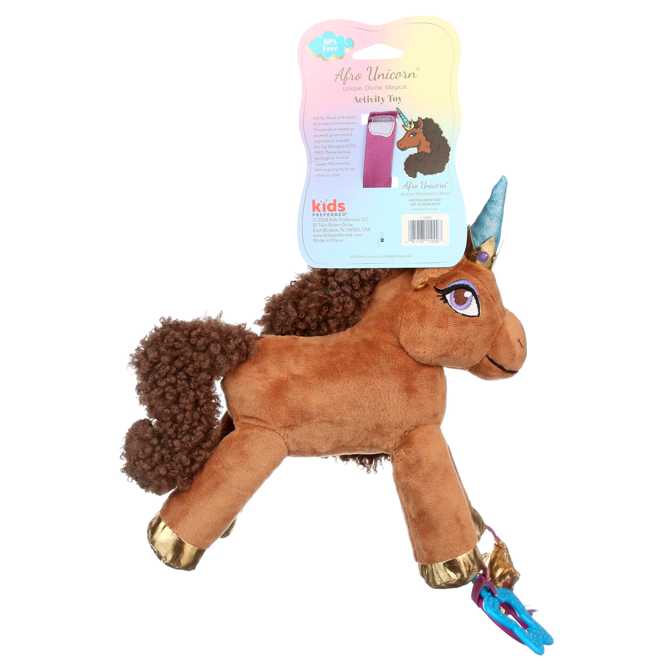 Afro Unicorn Unique Activity Toy