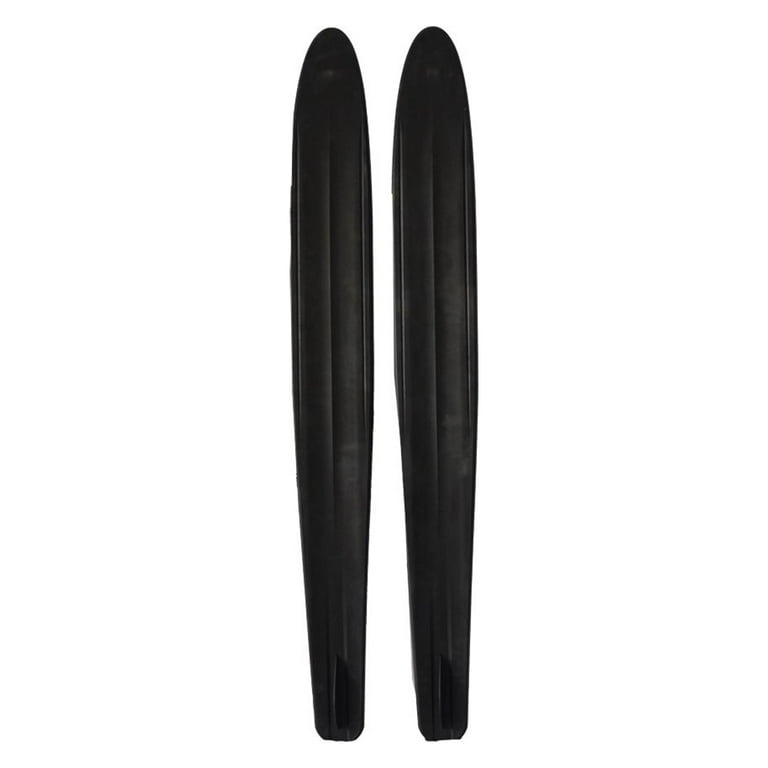 Rave Sports Pure Combo Water Skis – 67" Adult Skis For Beginners To Pros, Adjustable Bindings, Black/Blue