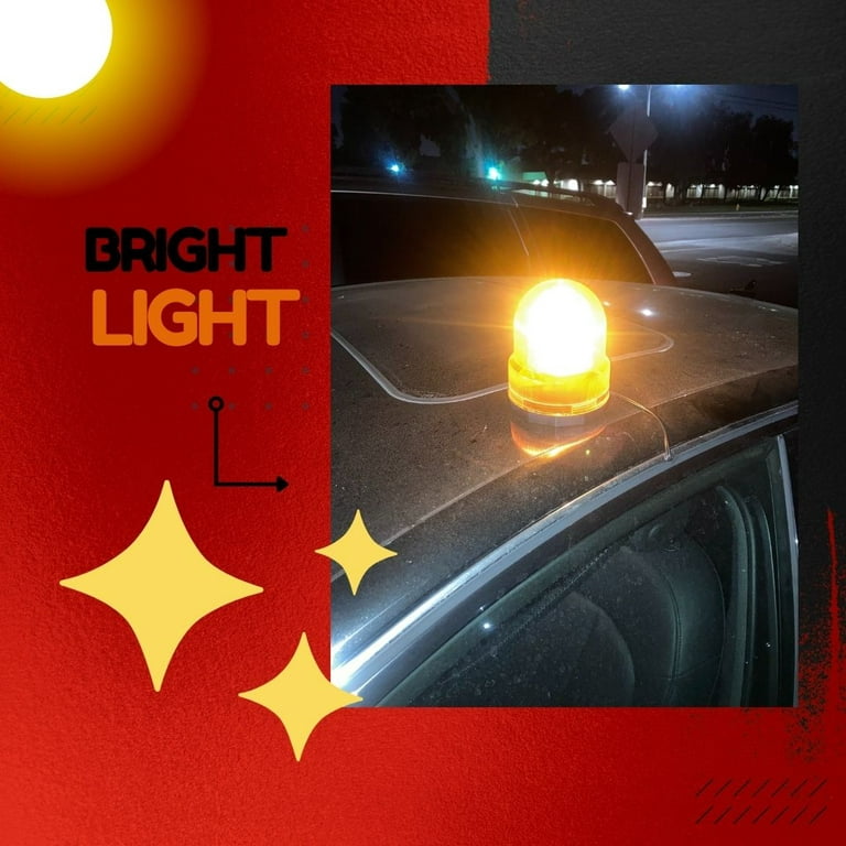 RVL - 6LED FlatLine Grill / Directional LED Light - 12/24v - Amber