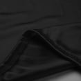 thumbnail image 6 of Zhi Women's Solid Nine-Minute Sleeve Satin Lace Robe, Silky Fabric, Nightwear & Lounge Wear,Black, 6 of 6