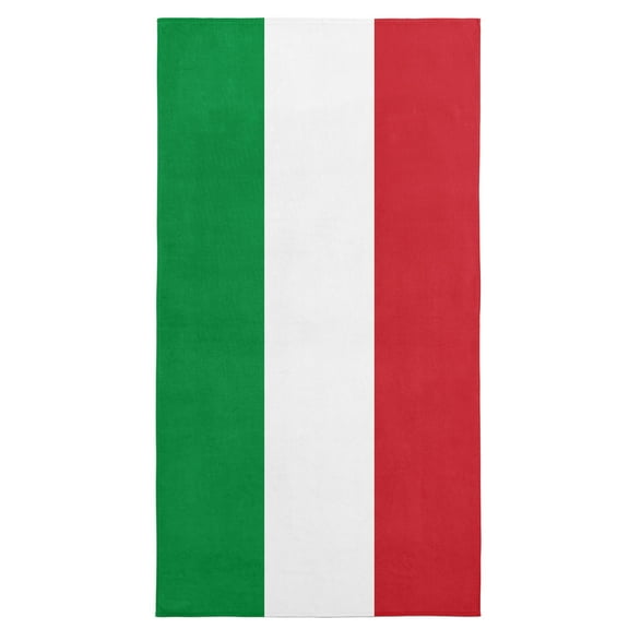 Italy Flag Beach Towel 30x60 inches