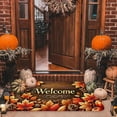 thumbnail image 4 of Fall Door Mat,Maple Leaf Entry Door Welcome Doormat, Pumpkin Design Thanksgiving Halloween Mat, 4 of 8