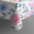 thumbnail image 5 of Pioneer Flower Floral Print Pattern Square Tablecloth,Waterproof Square Table Cover,Wipeable Spillproof Washable Table Cover for Home Kitchen Party Decor 60"x60"(152x152cm), 5 of 6