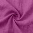thumbnail image 2 of WHEANG Womens Summer Tops Trendy Short Sleeve Solid Color Blouses for Women Dressy Casual Loose Comfort Cotton Linen Tops for Women Hot Summer&nbsp;Sale Womens Tops Purple S Summer Sales Under $5, 2 of 7