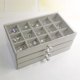 thumbnail image 2 of Guardurnaity Caja de 3 capas para almacenamiento de joyas, pendientes de cajón, cajas transparentes, colgantes de terciopelo, exhibición de moda para Ropa, zapatos y accesorios Miscelánea Guardurnaity AP017783-00, 2 of 6