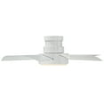 thumbnail image 3 of Vox Indoor and Outdoor 5-Blade Smart Flush Mount Ceiling Fan 38in Matte White with 3000K LED Light Kit and Remote Control, 3 of 3