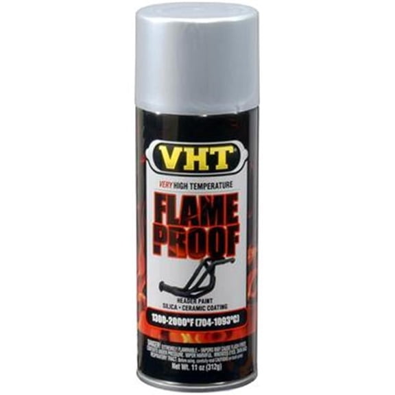 Vht SP106 Flameproof Coating - Flat Silver Paint Can- 11 Oz.