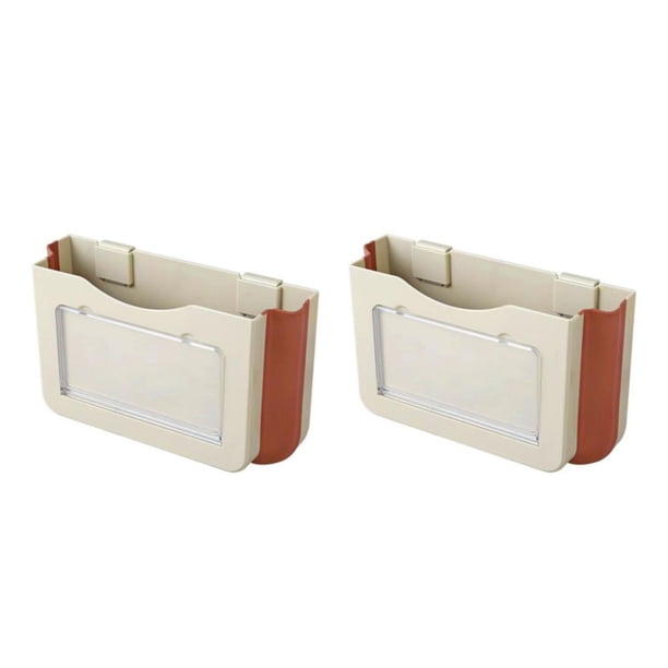 sweethay Cubo de basura plegable para coche, cubo de basura para asiento trasero, contenedor que ahorra espacio, caja de papel, accesorios Type2 NO2