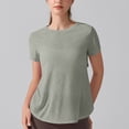 thumbnail image 7 of HBYJLZYG Women's Short Sleeve Workout Top, Twist Back Cutout Design with Crew Neck, Breathable Athletic Shirt for Yoga Gym Running Summer Casual Activewear, 7 of 7