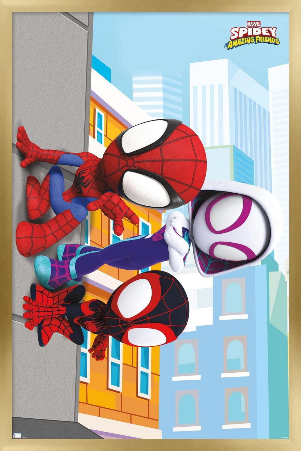 Marvel Spidey and His Amazing Friends - Wall Wall Poster, 22.375" x 34"