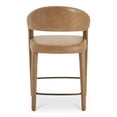 thumbnail image 4 of Moe's Home Collection Martens Counter Stool Leather Brown, 4 of 7