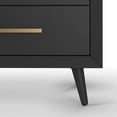 thumbnail image 6 of Child Craft Cranbrook 53" Interlocking 6-Drawer Double Dresser for Nursery or Bedroom, Anti-Tip Kit, Ebony, 6 of 7