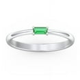 thumbnail image 2 of East-West Stackable Baguette Ring in 10K White Gold, 2 of 3