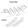 thumbnail image 3 of KitGody Taco Holders Set of 2 Premium Stainless Steel Stackable Stands, Each Rack Holds 4, 3 of 8