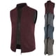 thumbnail image 3 of Chaleco de invierno para hombre, suéter de punto con cuello de moda grueso de vellón, chaqueta tipo cárdigan cálida para hombre, 3 of 5