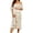 Beige, variant on Maternity Dress for Women Floral Square Neck Maternity Dress for Women Elegant Smocked A-Line Long Flowy Casual Summer Boho Mid Length Gown Maternity Clothes